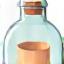 Icon of a message in a bottle representing email
